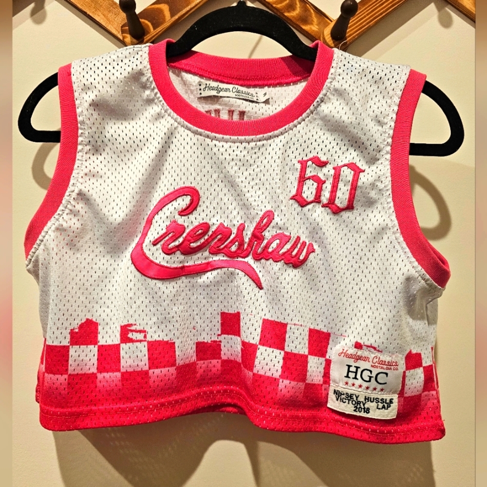 Headgear Classics Nipsey Hussle Victory Lap 2018 Cropped Jersey Size Medium